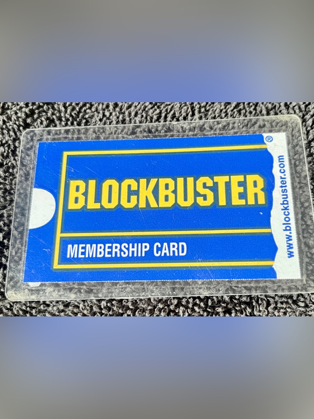 Vintage Blockbuster Membership Card